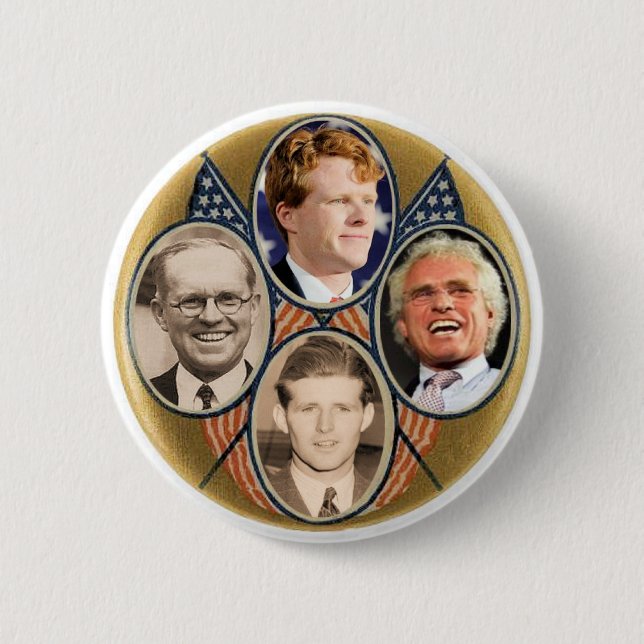 Badge Rond 5 Cm Quatre Generatrions de Joe Kennedys (Devant)