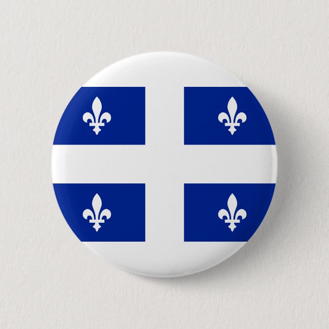 Badge Rond 5 Cm québec (Devant)
