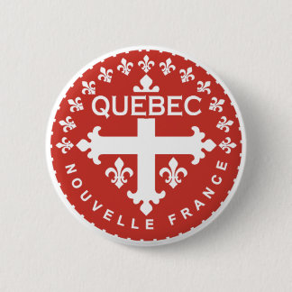Badge Rond 5 Cm Québec