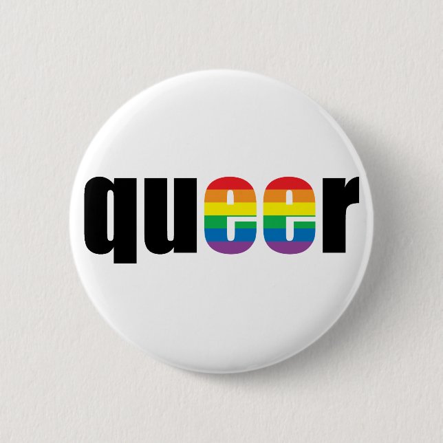 Badge Rond 5 Cm Queer Pride (Devant)