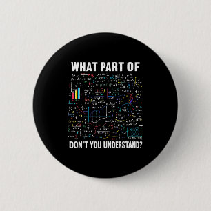 Badge Rond 5 Cm Quelle partie de ne comprenez-vous pas _ Thé drôle