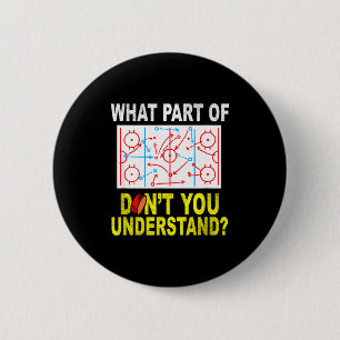 Badge Rond 5 Cm Quelle partie de vous ne comprenez-vous pas_ Funny