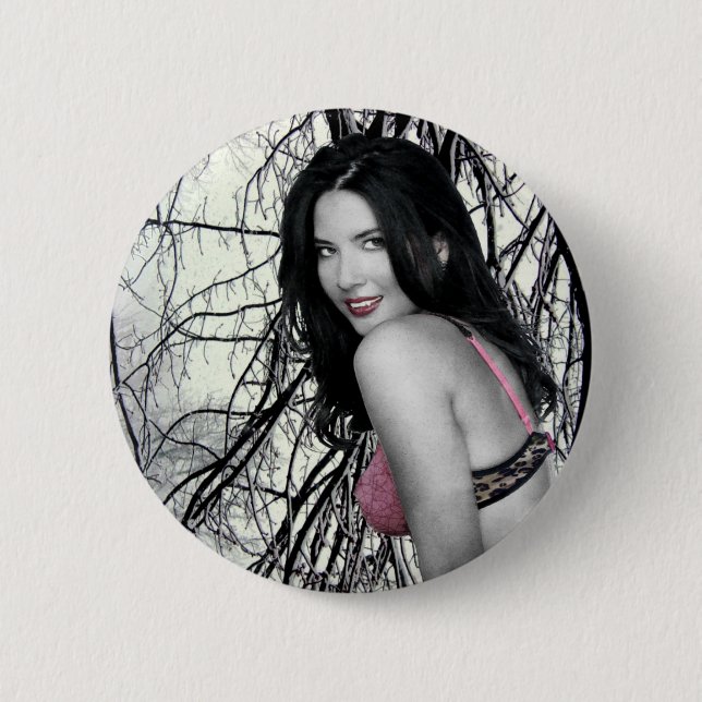 Badge Rond 5 Cm Quelque chose de cette façon mauvaise (Devant)
