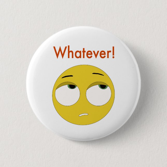 Badge Rond 5 Cm Quelqu'emoji (Devant)