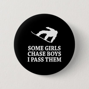 Badge Rond 5 Cm Quelques Filles Pourchassent Les Garçons Je Les Pe