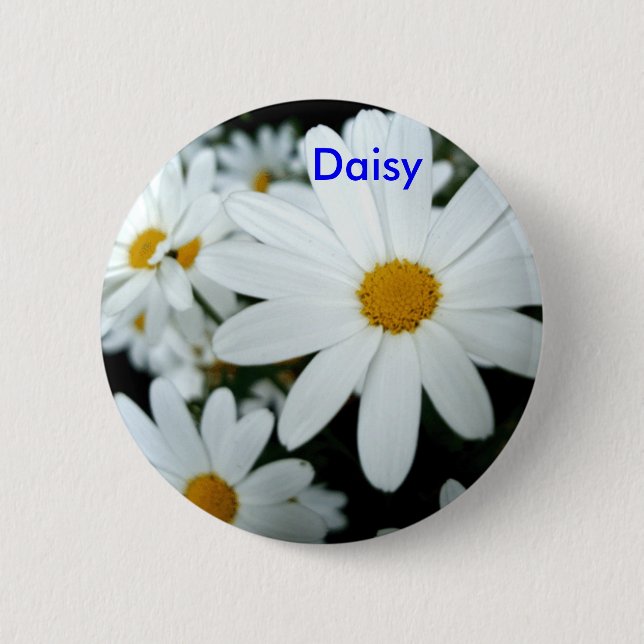 Badge Rond 5 Cm Quelques marguerites (Devant)
