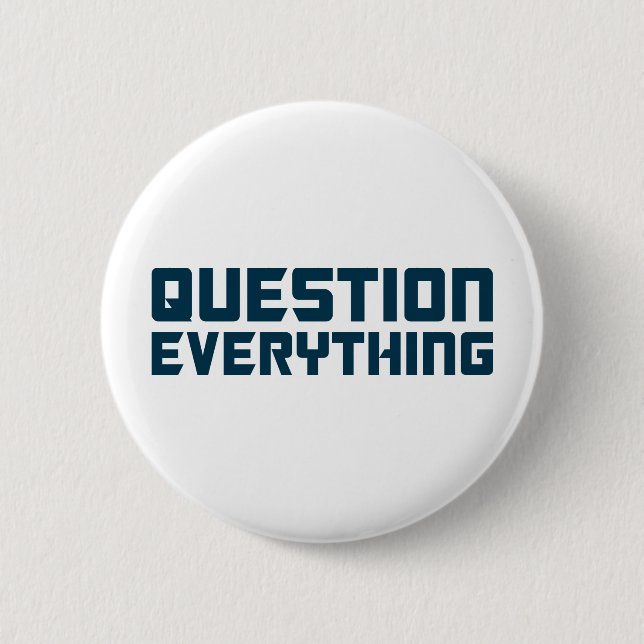 Badge Rond 5 Cm Question tout (Devant)