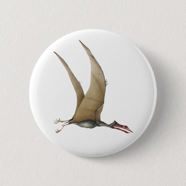 Badge Rond 5 Cm Quetzalcoatlus (Devant)