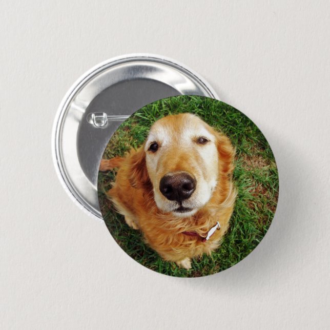 Badge Rond 5 Cm Qui est un bon garçon (Devant & derrière)