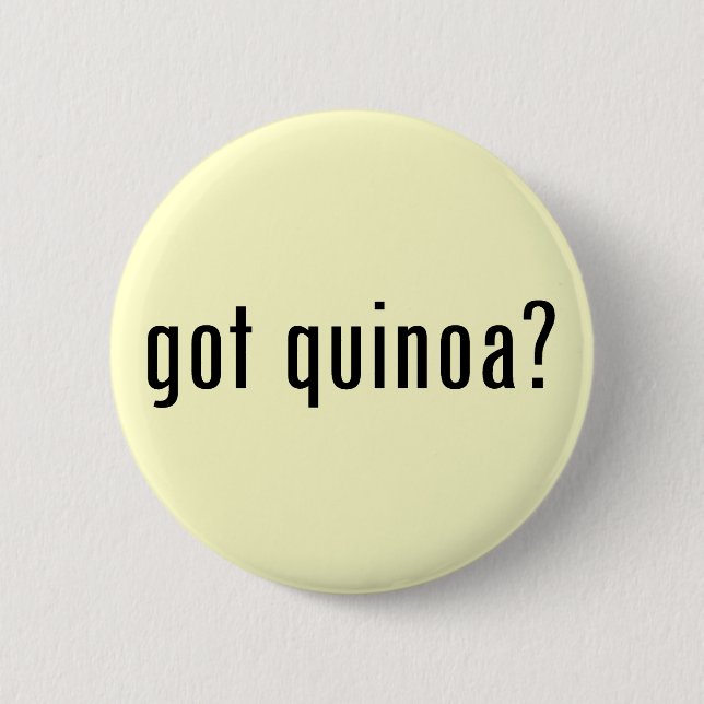 Badge Rond 5 Cm quinoa obtenu ? (Devant)