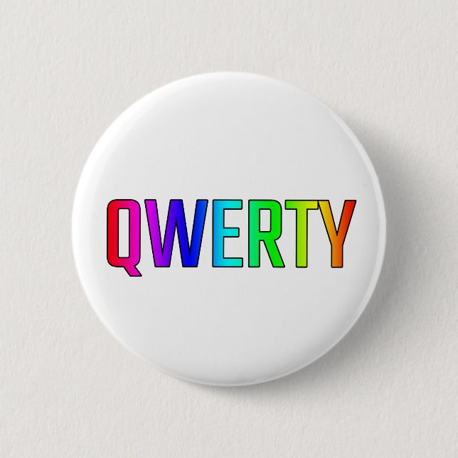 BADGE ROND 5 CM QWERTY (Devant)