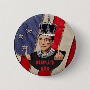 Badge Rond 5 Cm R.B.G. notoire