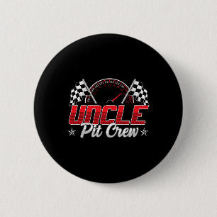 Badge Rond 5 Cm Race Car Birthday Party Racing Family Uncle Pit Cr
