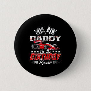 Badge Rond 5 Cm Race Car Papa De La Famille De Racer Anniversaire
