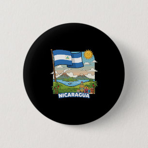 Badge Rond 5 Cm Racines nicaraguayennes vintage