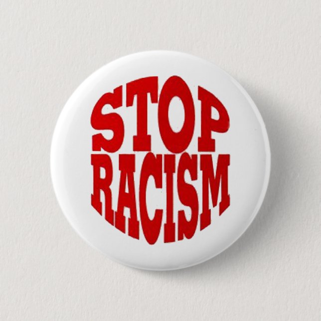 BADGE ROND 5 CM RACISME (Devant)