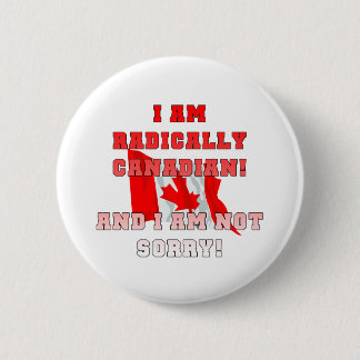 Badge Rond 5 Cm Radical canadien
