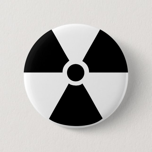 Badge Rond 5 Cm radioactif (Devant)
