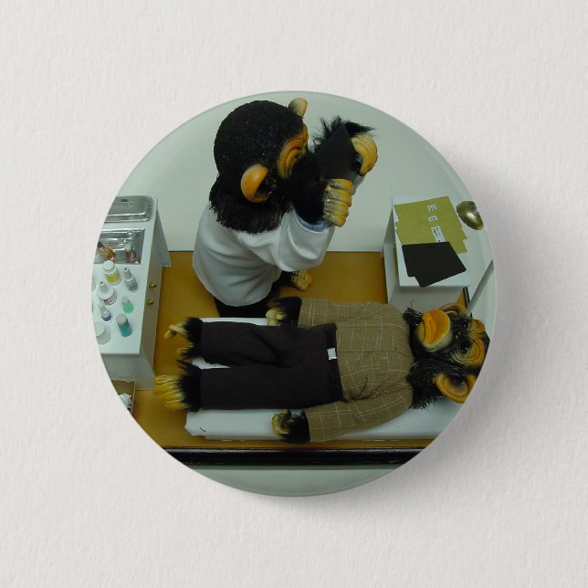 Badge Rond 5 Cm Radiologue (Devant)