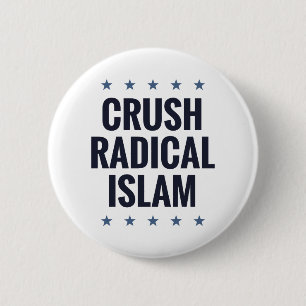 Badge Rond 5 Cm Radisson Islam radical