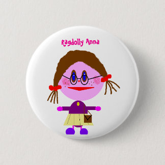 Badge Rond 5 Cm Ragdolly Anna