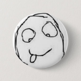 Badge Rond 5 Cm Rage de Herp Derp comique