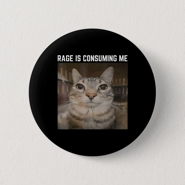 Badge Rond 5 Cm Rage Me Confère Mème Mat Mat Mème Curieusement Spé (Devant)