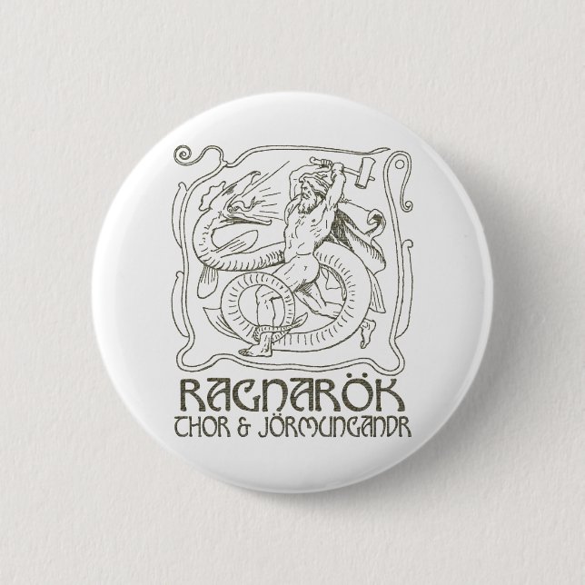 Badge Rond 5 Cm Ragnarök (Devant)