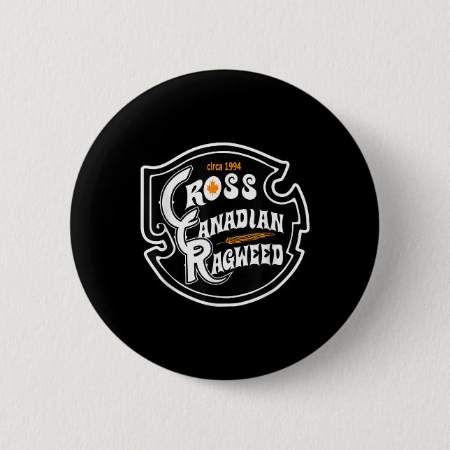 Badge Rond 5 Cm Ragweed canadien (Devant)