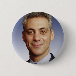 Badge Rond 5 Cm Rahm Emanuel pour le maire