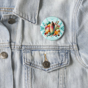 Badge Rond 5 Cm Rainbow Treat