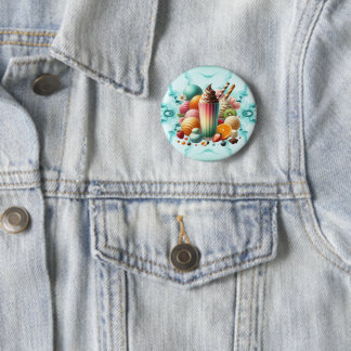 Badge Rond 5 Cm Rainbow Treat