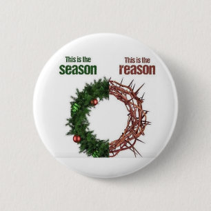 Badge Rond 5 Cm Raison de la saison