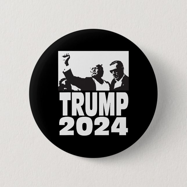 Badge Rond 5 Cm Rallye Don de Teflon 2024 à l'épreuve des balles t (Devant)