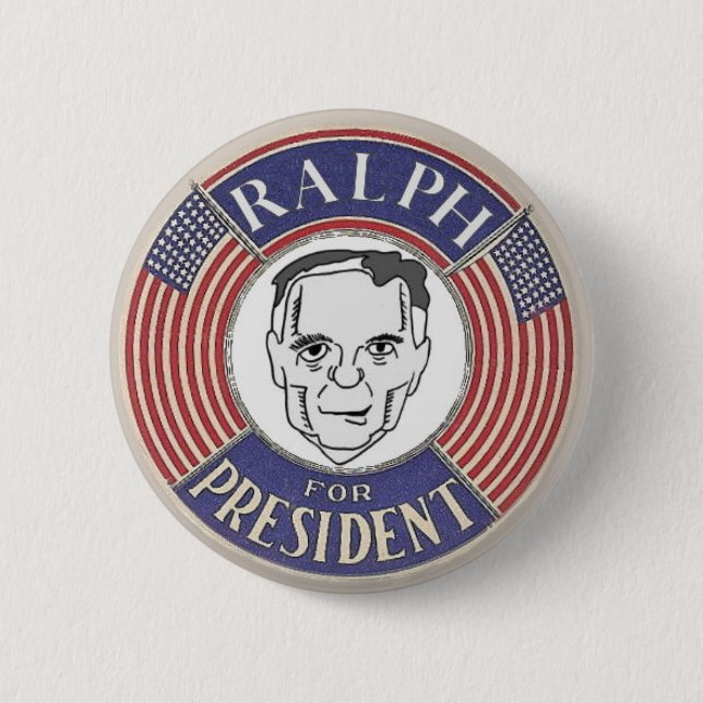 Badge Rond 5 Cm Ralph Nader 2012 button (Devant)