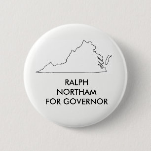 Badge Rond 5 Cm Ralph Nprtham pour le gouverneur 2017 de la
