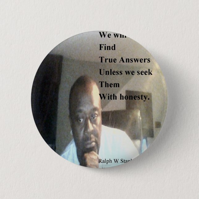 Badge Rond 5 Cm Ralph Wisden Staples (Devant)