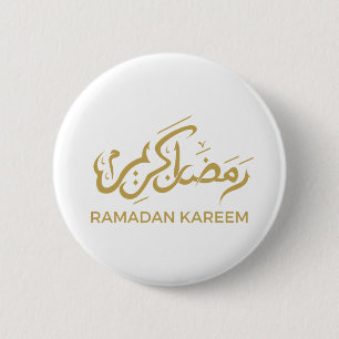 Badge Rond 5 Cm Ramadan Kareem arabe islamique