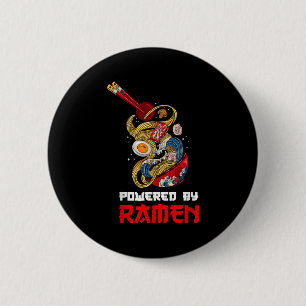 Badge Rond 5 Cm Ramen À L'Intérieur, Profitez Du Japonais Alimenté