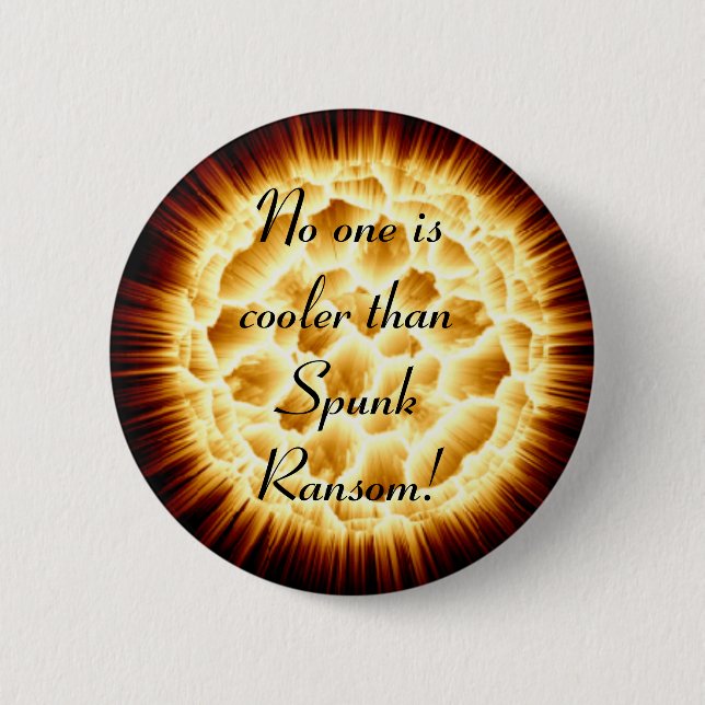 Badge Rond 5 Cm Rançon de cran (Devant)