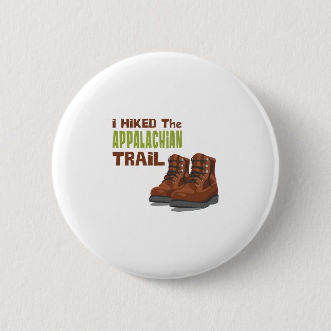 Badge Rond 5 Cm Randonnée Dans Les Appalaches (Devant)