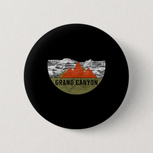 Badge Rond 5 Cm Randonnée montagneuse vintage Usa - Parc national