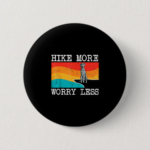 Badge Rond 5 Cm Randonnée plus inquiétude moins graphique danois b