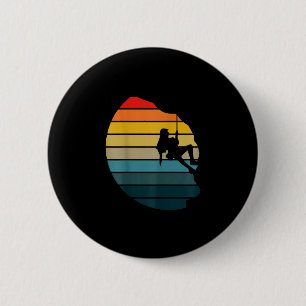 Badge Rond 5 Cm Randonneur sac à dos escalade de montagne de couch