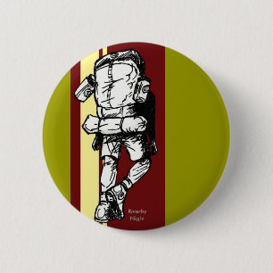 Badge Rond 5 Cm Randonneur (type) - RedYellow