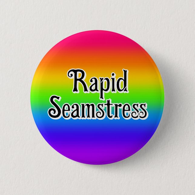 Badge Rond 5 Cm Rapid Seamstress ( code secret ) (Devant)