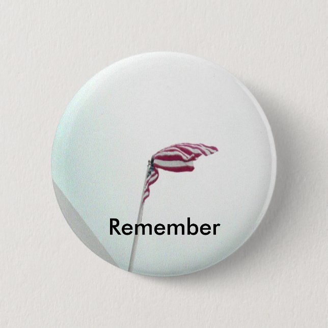 Badge Rond 5 Cm Rappelez-vous (Devant)