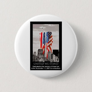 Badge Rond 5 Cm Rappelez-vous 9/11