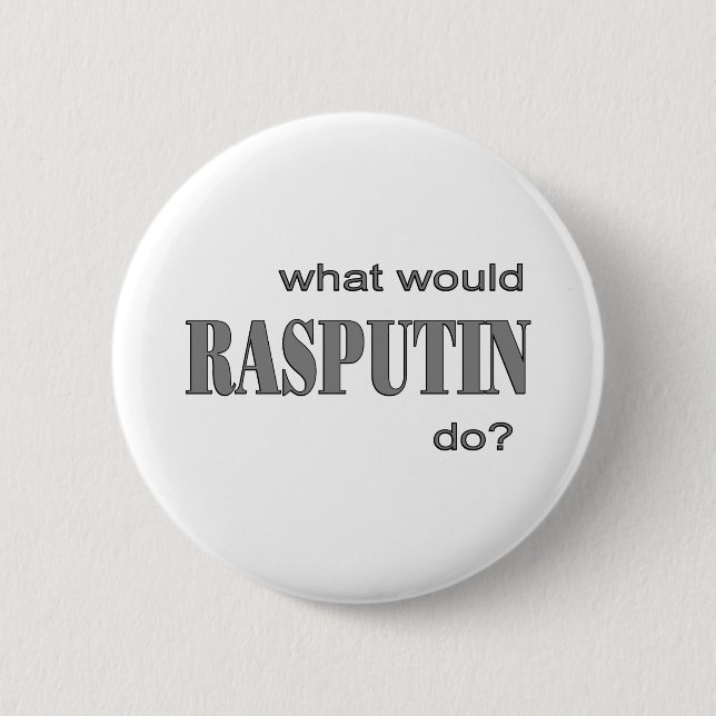 Badge Rond 5 Cm Rasputin (Devant)