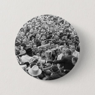 Badge Rond 5 Cm Rassemblement '63 de John F. Kennedy JFK Fort